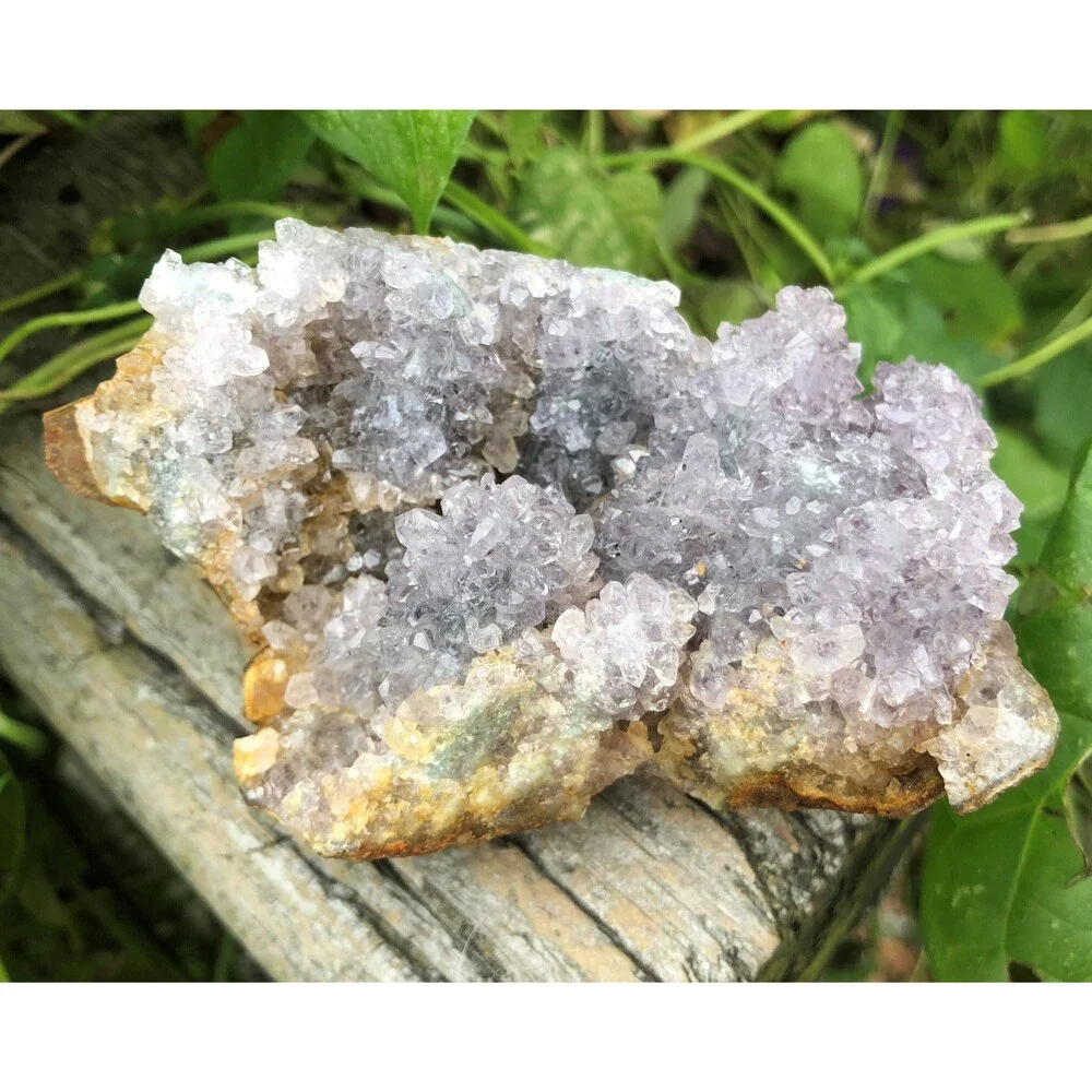 Amethyst Stalactite Crystal Cluster Uruguay Purple Druzy, February Birthstone 18